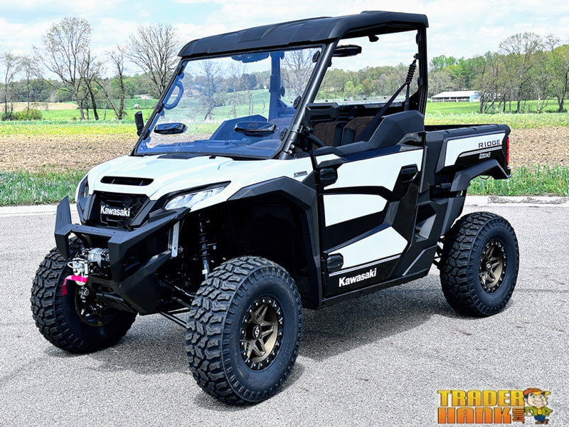 Kawasaki Ridge Full Windshield With Comfort Flow Vents | Free shipping