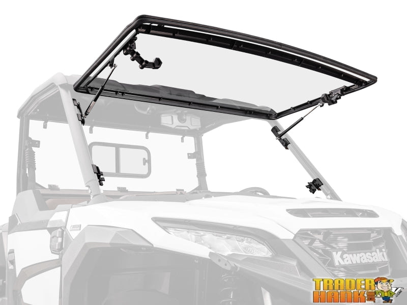 Kawasaki Ridge Scratch-Resistant Flip Windshield | Free shipping