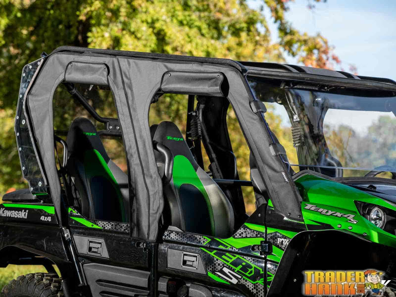 Kawasaki Teryx 4 Primal Soft Cab Enclosure Upper Doors | UTV Accessories - Free shipping