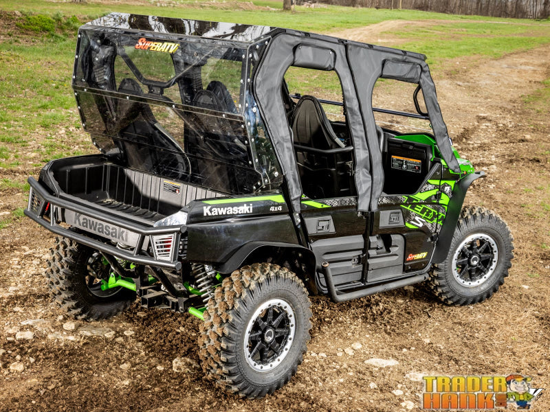 Kawasaki Teryx 4 Primal Soft Cab Enclosure Upper Doors | UTV Accessories - Free shipping