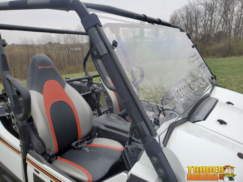 Kawasaki Teryx 800 - 1 Pc Windshield w/Clamp Vent and Hard Coat Options | UTV Accessories - Free shipping