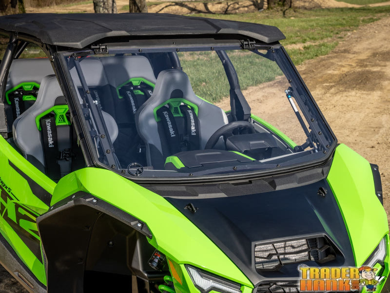 Kawasaki Teryx H2 Scratch-Resistant Flip Windshield | UTV Accessories - Free shipping