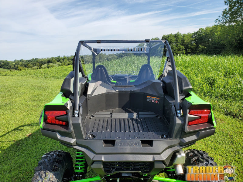Kawasaki Teryx KRX - 1 Pc Lexan Back Panel w/Vent Option | UTV Accessories - Free shipping