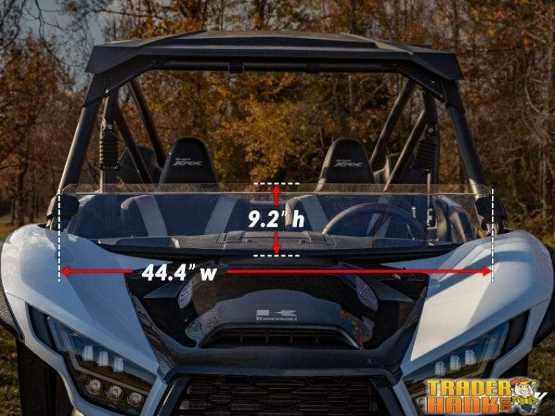 Kawasaki Teryx KRX 1000 Half Windshield | SUPER ATV WINDSHIELDS - Free Shipping