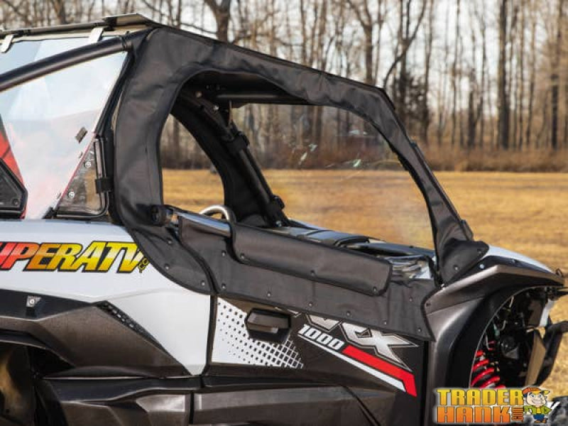 Kawasaki Teryx KRX 1000 Primal Soft Cab Enclosure Upper Doors | UTV Accessories - Free shipping
