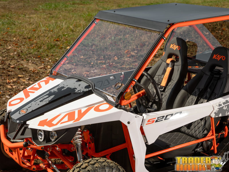 Kayo S200 Scratch-Resistant Full Windshield | UTV Accessories - Free shipping