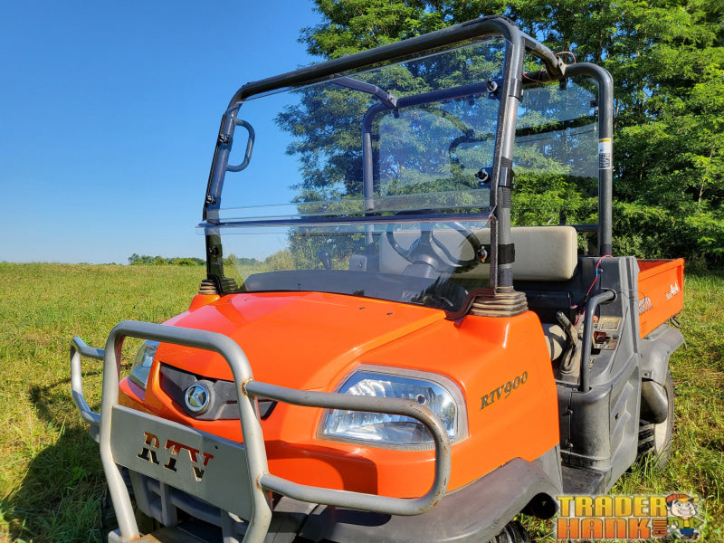 Kubota RTV 900/1120 - 2 Pc Windshield w/Hard Coat Clamp and Vent Options | UTV Accessories - Free shipping