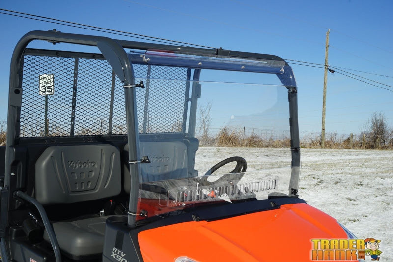 Kubota Rtv X900/1120 Aero-Vent Front Lexan Windshield | Free Shipping
