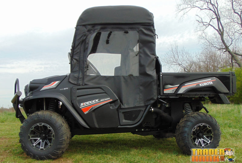 Kubota RTV XG850 (Sidekick) - Full Cab Enclosure with Vinyl Windshield (Half Doors) | UTV Accessories - Free shipping