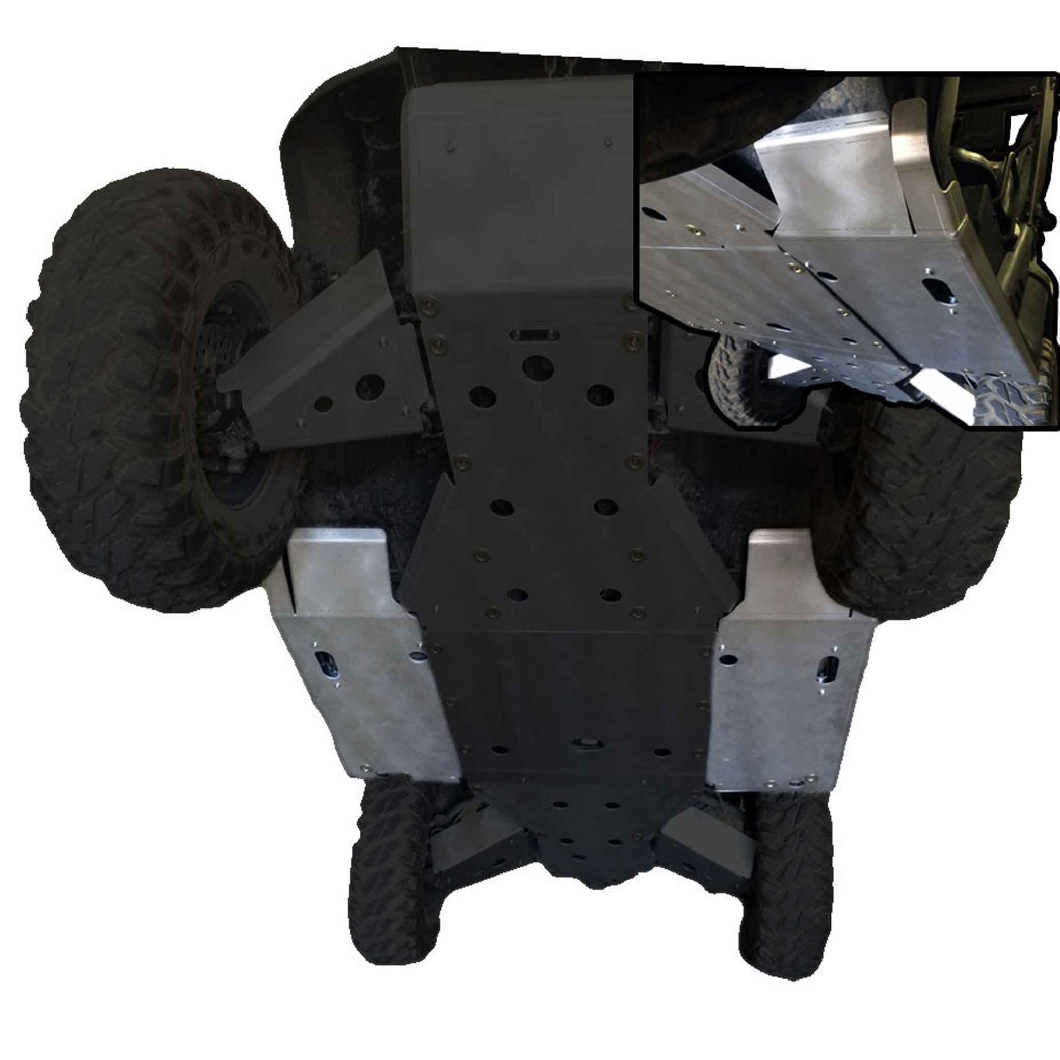 KYMCO UXV 700 Ricochet 2-Piece Floorboard Skids & Rock Sliders