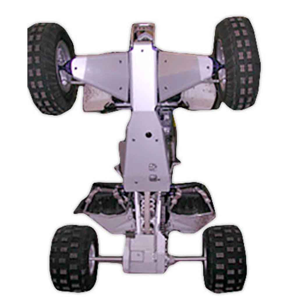 Suzuki LT-R 450 Ricochet 4-Piece Complete Aluminum Skid Plate Set