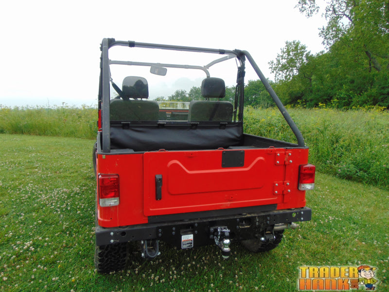 Mahindra Roxor - Lexan Back Panel w/Clamp and Vent Options | UTV Accessories - Free shipping