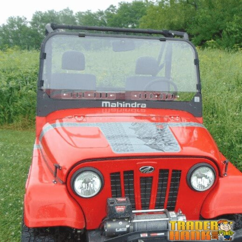 Mahindra ROXOR One-Piece Front Lexan Windshield with Adjustable Vents | UTV Accessories - Free shipping