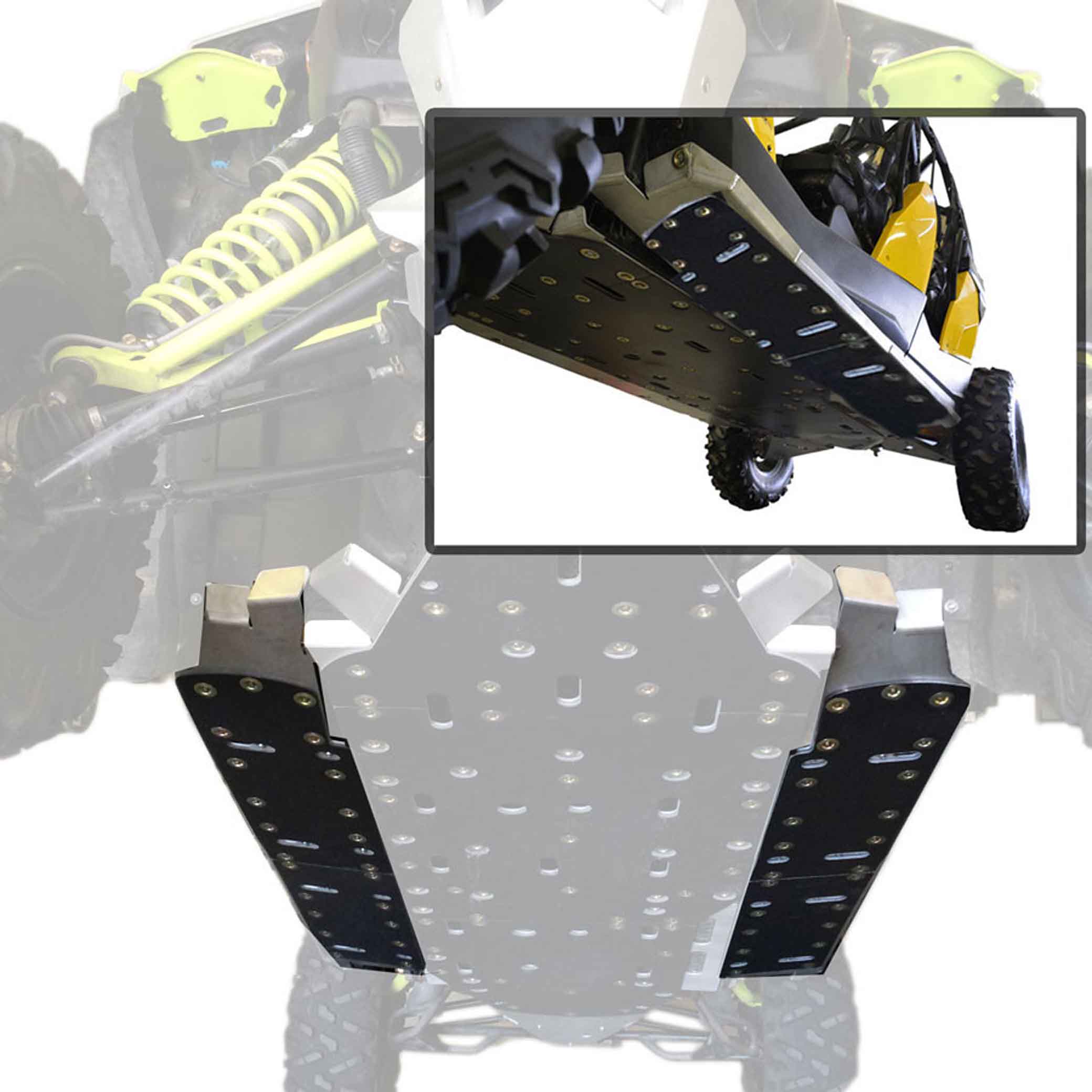 Can-Am Maverick MAX Ricochet 4-Piece Aluminum Rock Slider Set