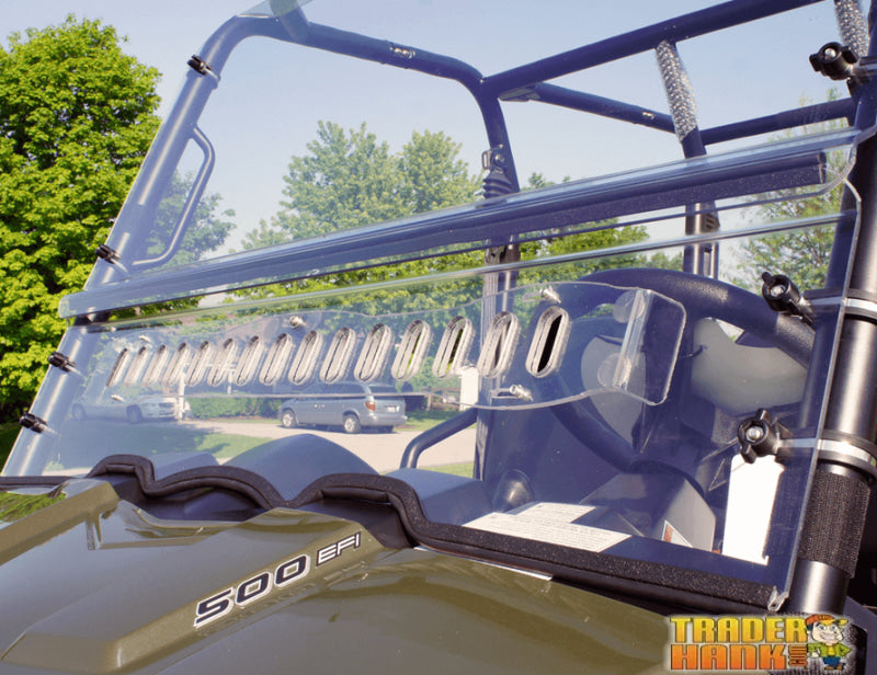 2010-2014 Mid Size Polaris Ranger 400/500/570/800/EV Aero-Vent Windshield | UTV ACCESSORIES - Free Shipping