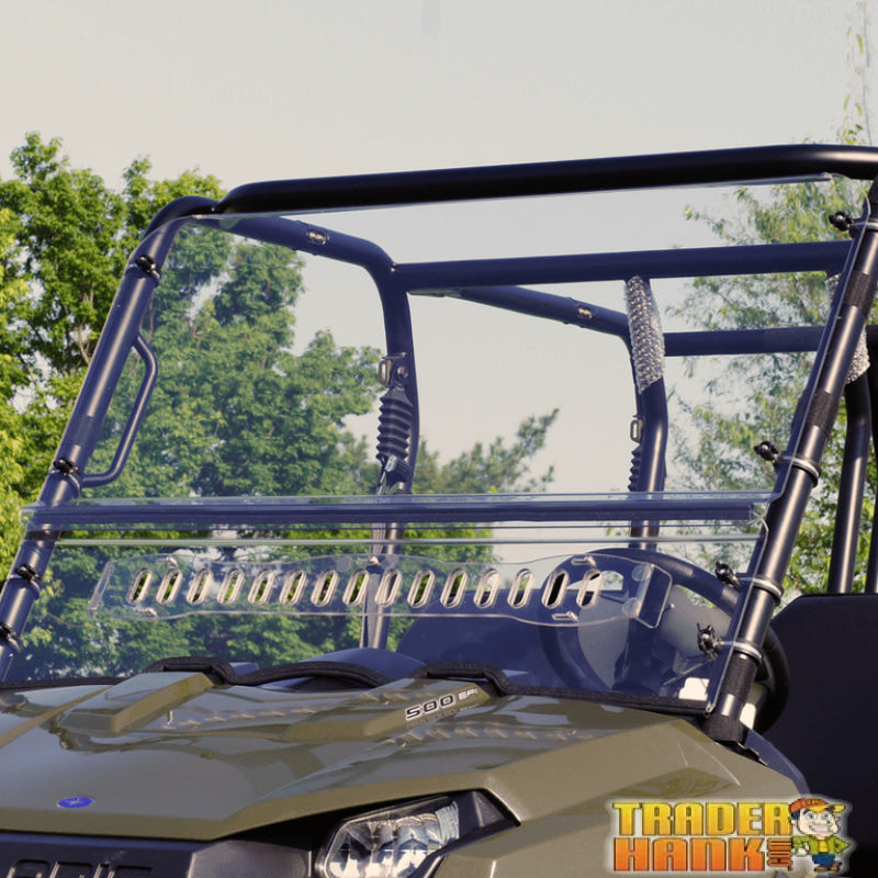 2010-2014 Mid Size Polaris Ranger 400/500/570/800/EV Aero-Vent Windshield | UTV ACCESSORIES - Free Shipping
