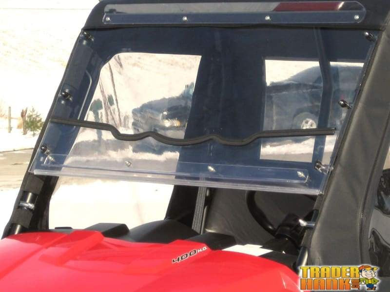2010-2014 Mid Size Polaris Ranger 400/500 Folding Hard Windshield | UTV ACCESSORIES - Free Shipping