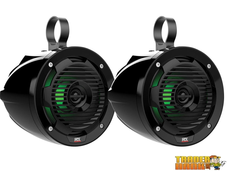 MTX MUD65PL UTV Speakers with LED Lights | Free shipping
