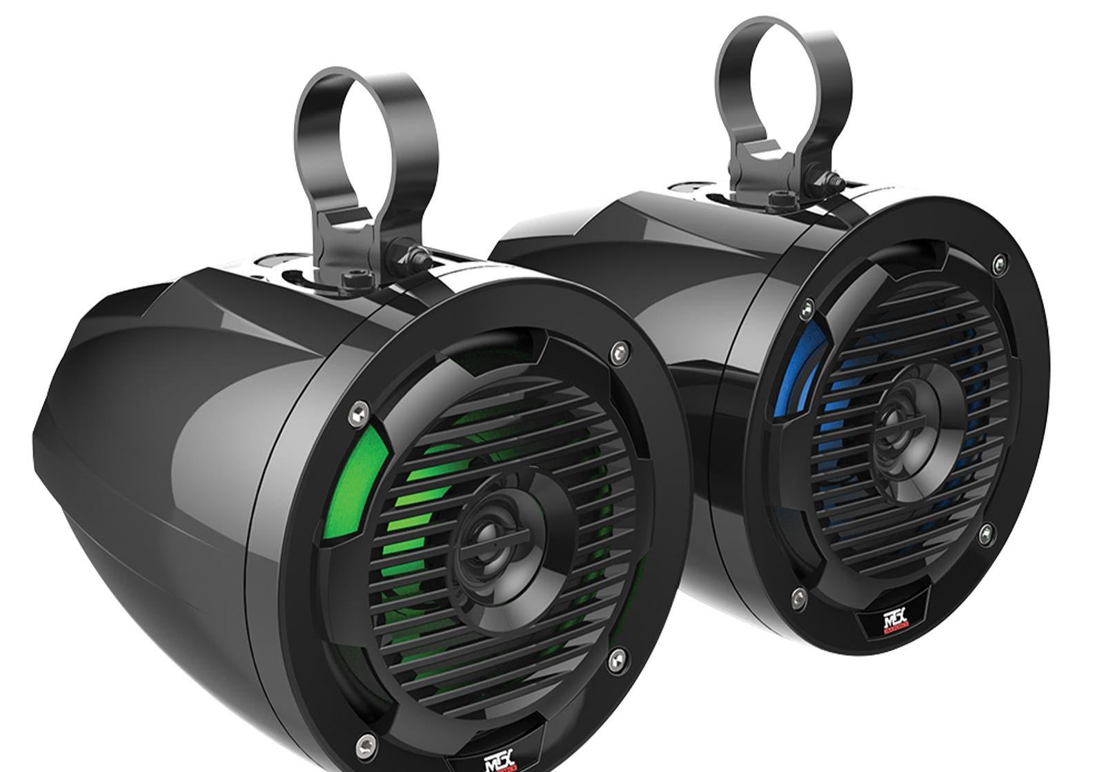 MTX MUD65PL UTV Speakers with LED Lights