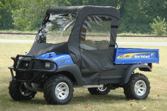 New Holland Rustler 120/125 - Full Cab Enclosure w/Vinyl Windshield with Color and Zip Window Options