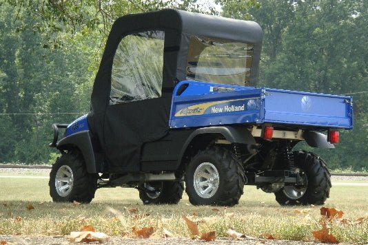 New Holland Rustler 120/125 - Full Cab Enclosure w/Vinyl Windshield with Color and Zip Window Options