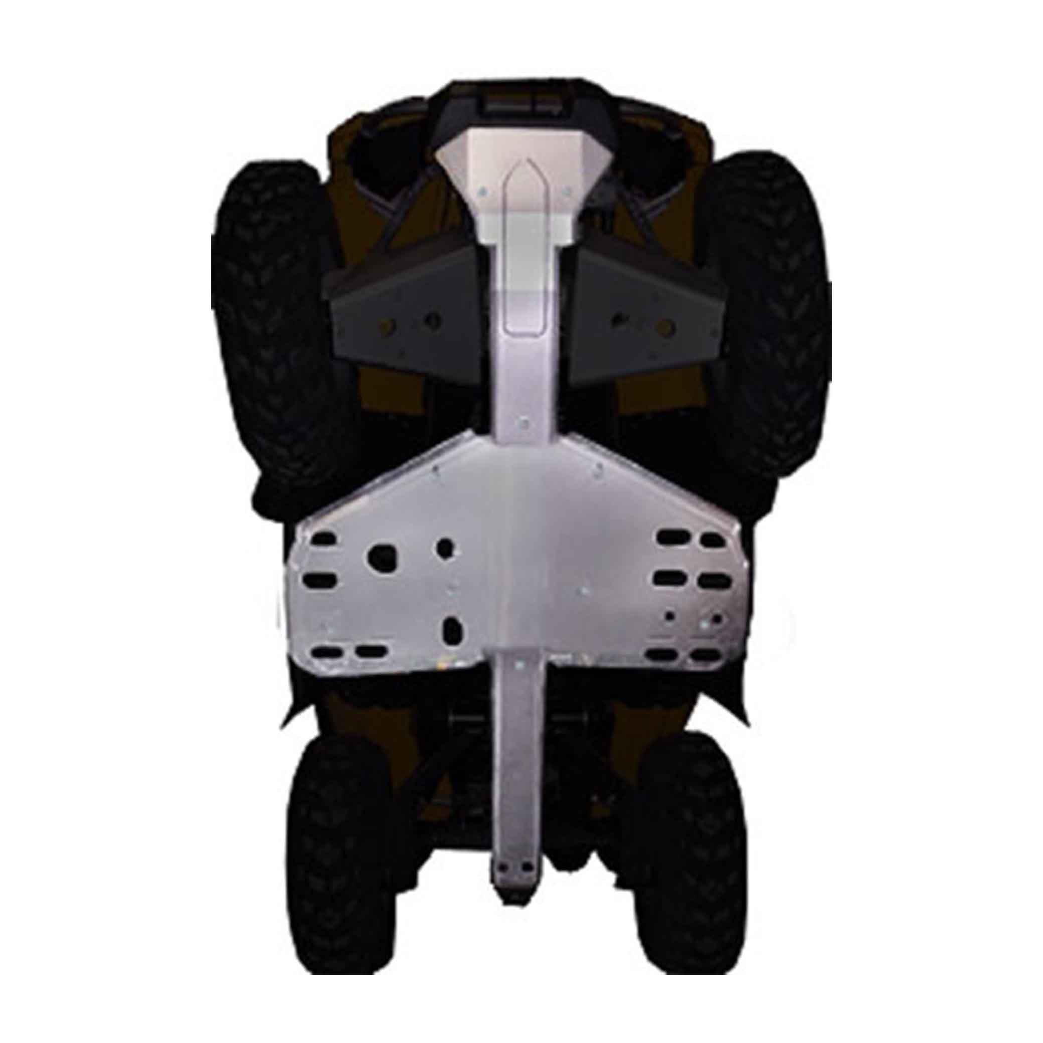 Can-Am Outlander 330 Ricochet 3-Piece Full Frame & Floorboard Aluminum Skid Plate Set