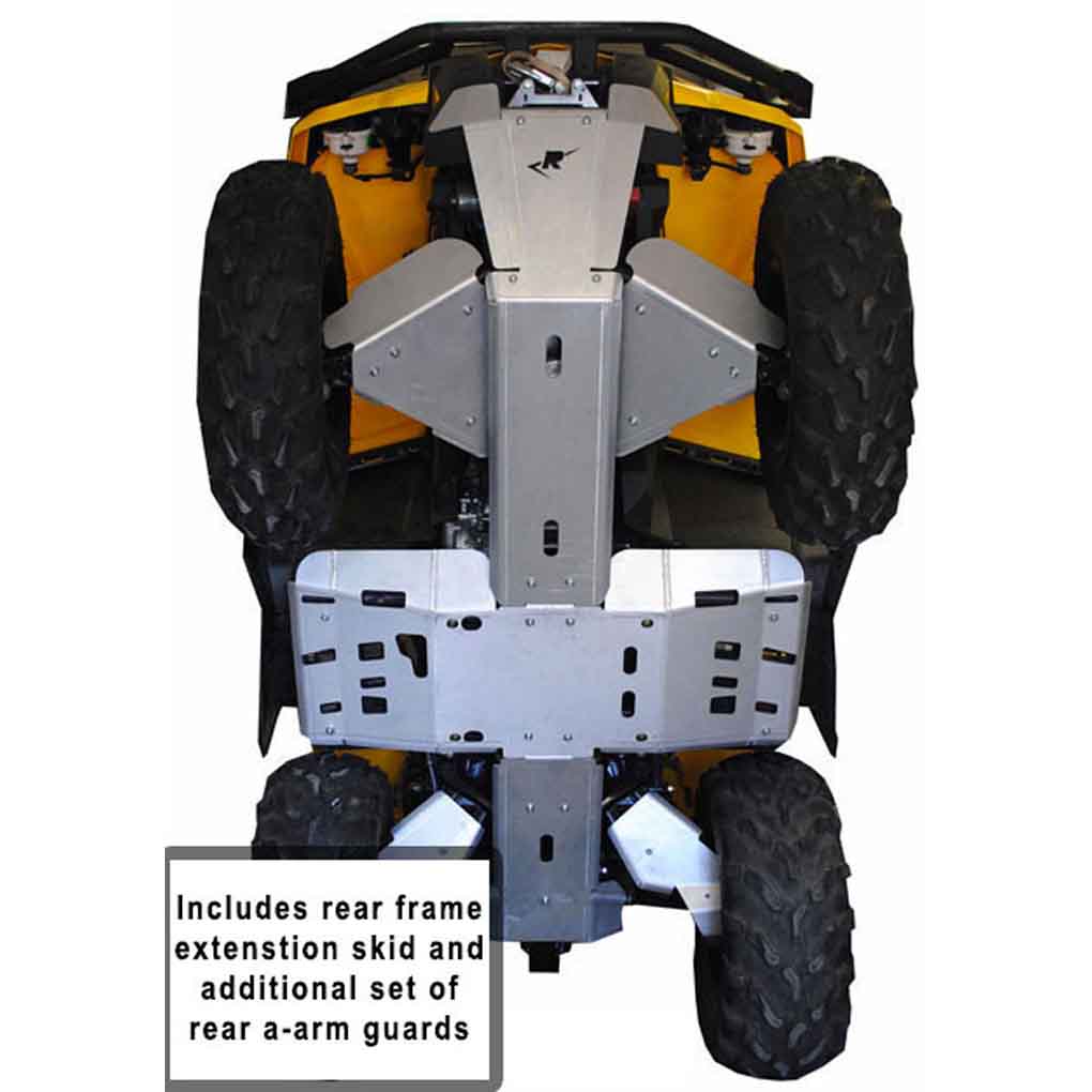 Can-Am Outlander 6x6/DPS Ricochet 11-Piece Complete Aluminum Skid Plate Set
