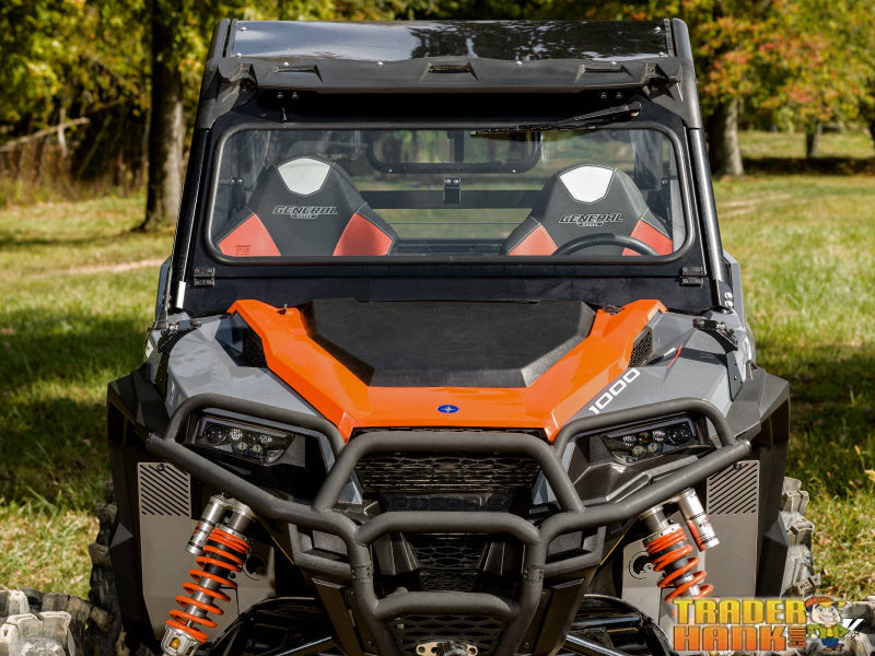 Polaris General XP 1000 Flip-Down Glass Windshield | UTV Accessories - Free shipping
