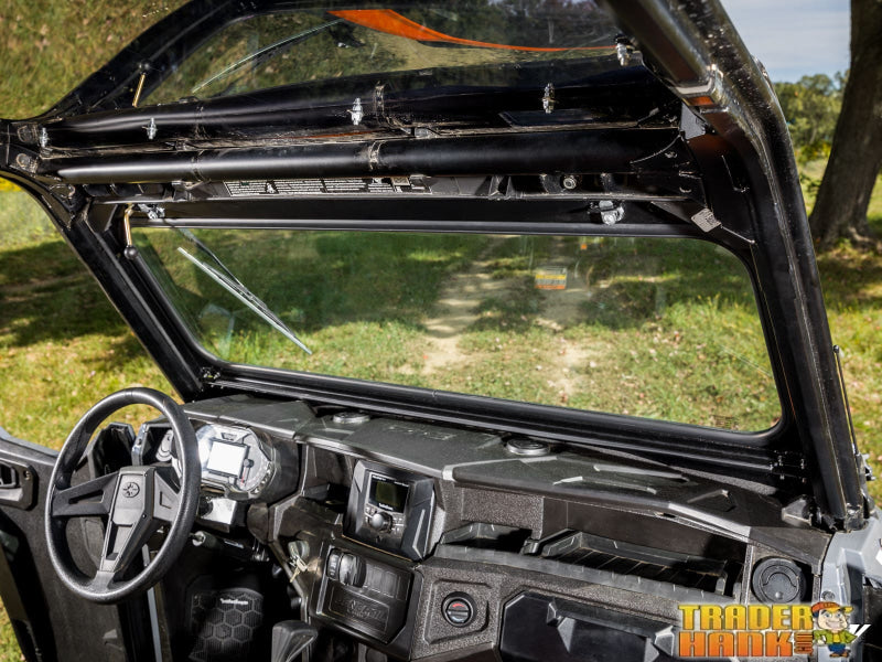 Polaris General 1000 Flip-Down Glass Windshield | UTV Accessories - Free shipping