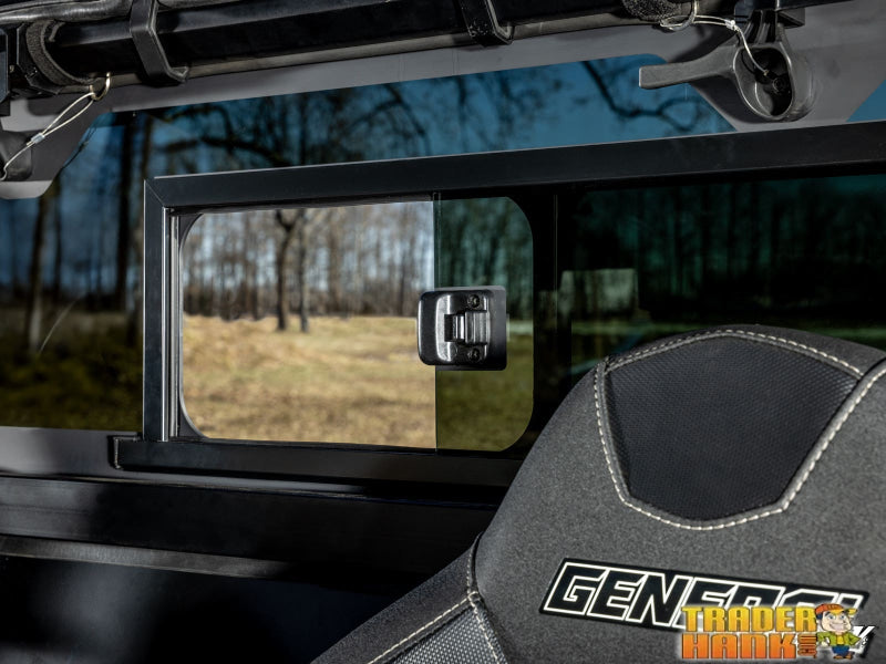 Polaris General 1000 Glass Sliding Rear Windshield | Free shipping