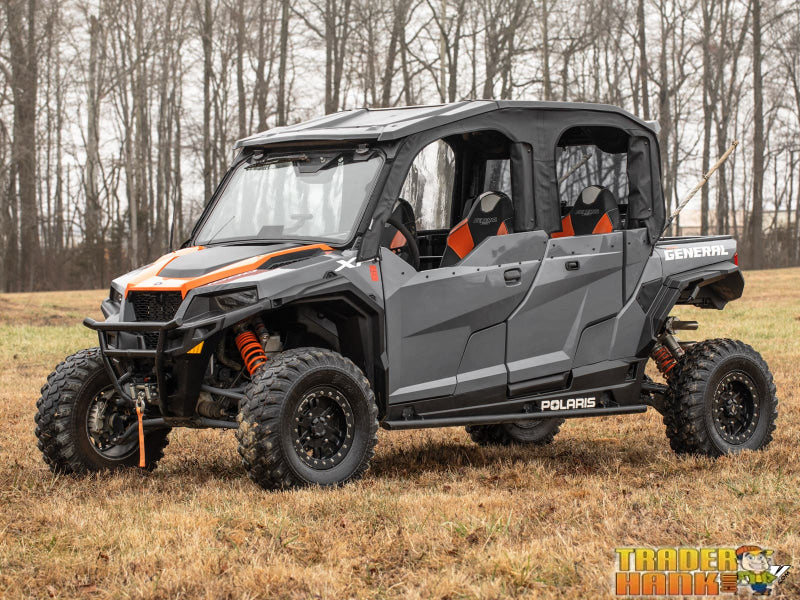 Polaris General 1000 Primal Soft Cab Enclosure Upper Doors | UTV Accessories - Free shipping