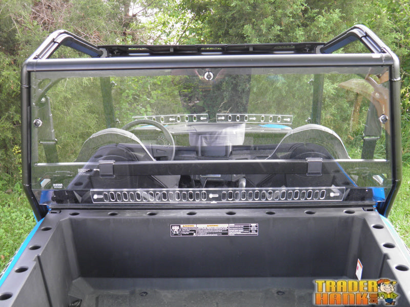 Polaris General Crew - Lexan Back Panel w/Vent Option | UTV Accessories - Free shipping