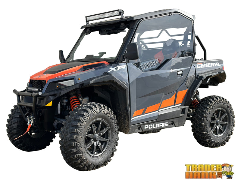 Polaris General - Hard Coated Polycarbonate Upper Doors Kit | UTV Accessories - Free shipping