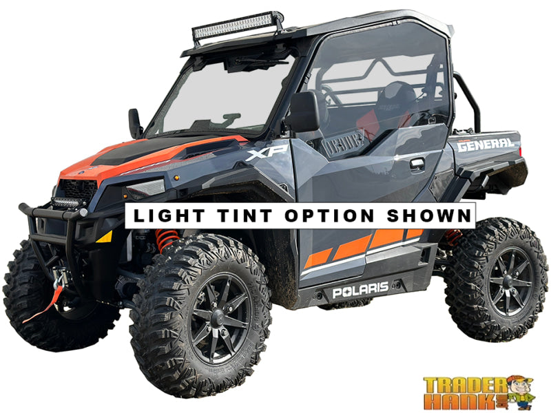 Polaris General - Hard Coated Polycarbonate Upper Doors Kit | UTV Accessories - Free shipping