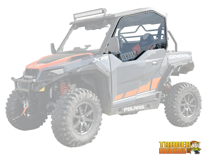 Polaris General - Hard Coated Polycarbonate Upper Doors Kit | UTV Accessories - Free shipping