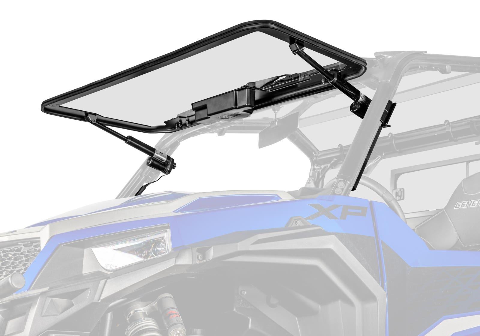 Polaris General XP 1000 MaxDrive Power Flip Glass Windshield