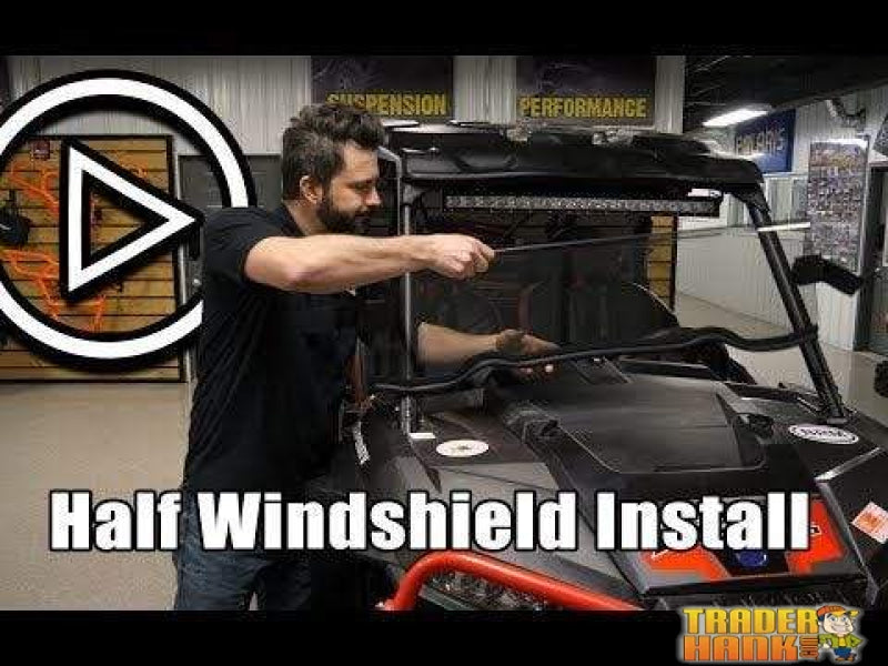 Polaris General Scratch Resistant Flip Down Windshield | SUPER ATV WINDSHIELDS - Free Shipping