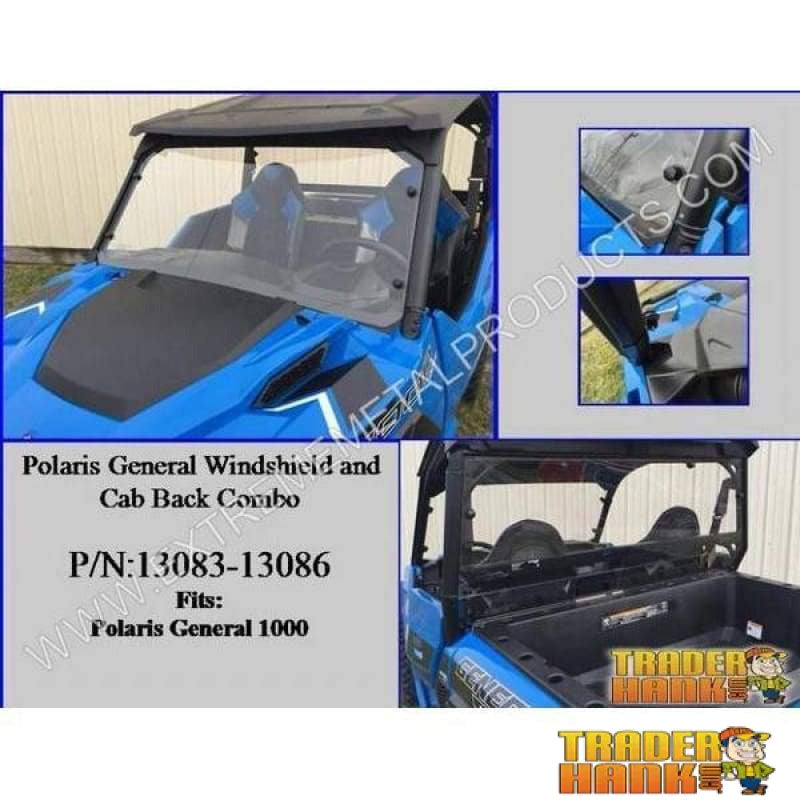 Polaris General Window & Cab Back Combo | UTV ACCESSORIES - Free Shipping