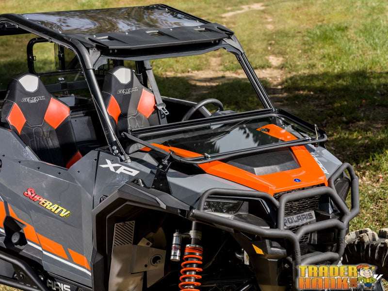 Polaris General XP 1000 Flip-Down Glass Windshield | UTV Accessories - Free shipping