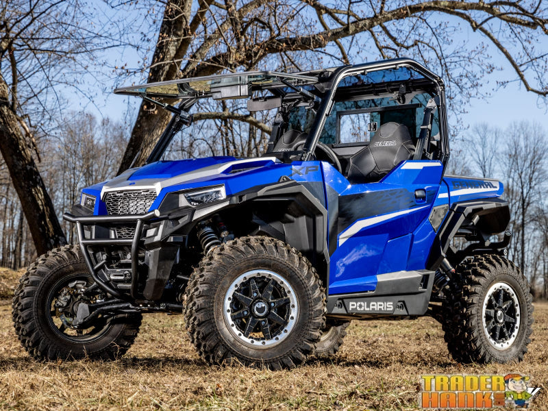 Polaris General XP 1000 MaxDrive Power Flip Glass Windshield | Free shipping