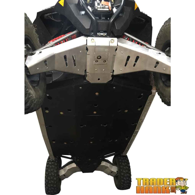 Polaris General XP 4 1000 Ricochet 10-Piece Complete Skid Plate Set in Aluminum or UHMW | Free shipping