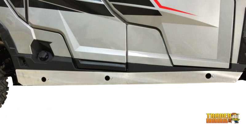 Polaris General XP 4 1000 Ricochet 2-Piece Aluminum Rock Slider Skid Plates | Ricochet Skid Plates - Free shipping