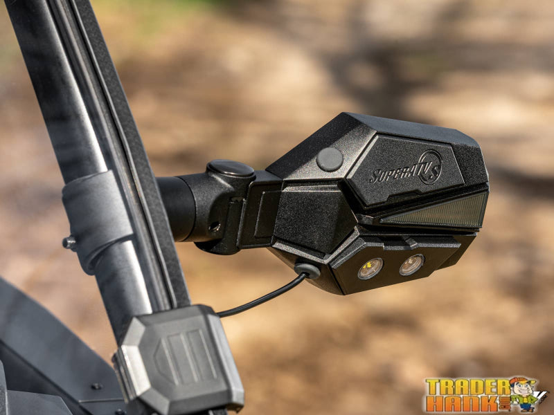 Polaris Lighted Side-View Mirrors | UTV Accessories - Free shipping