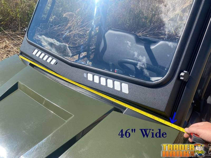 2015-2021 Polaris Ranger Mid Size 500/570 Laminated Glass Windshield | RANGER-WINDSHIELD-FRONT-FULL-570-500-MIDSIZE-PRO-FIT-15-21 - Free