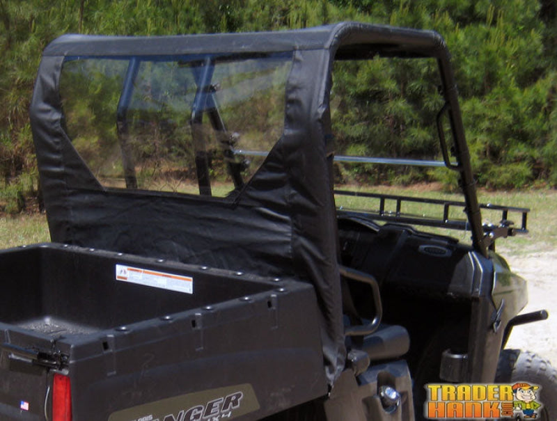 Polaris Ranger 400/500/EV/570/800 Mid size Soft Rear Windshield & Soft Top Kit 2010-2014 | MANUAL - Free shipping