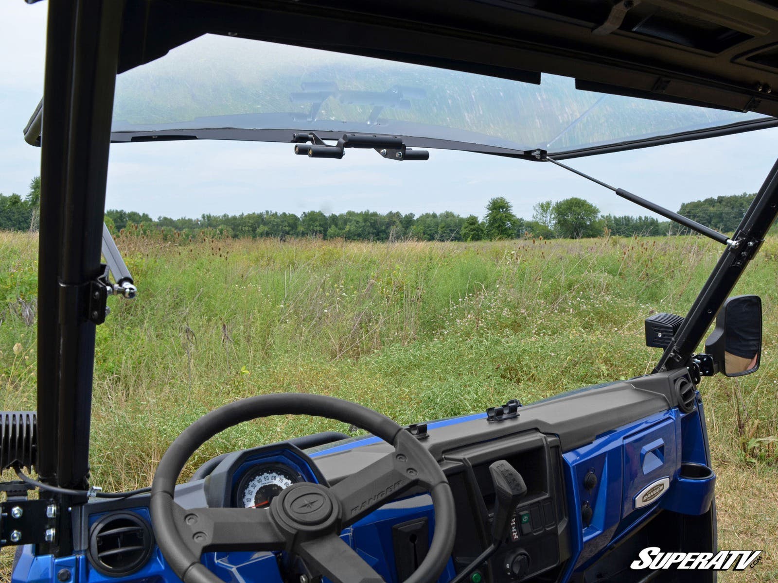 Polaris Ranger XP 900 Scratch Resistant Flip Windshield | Free shipping