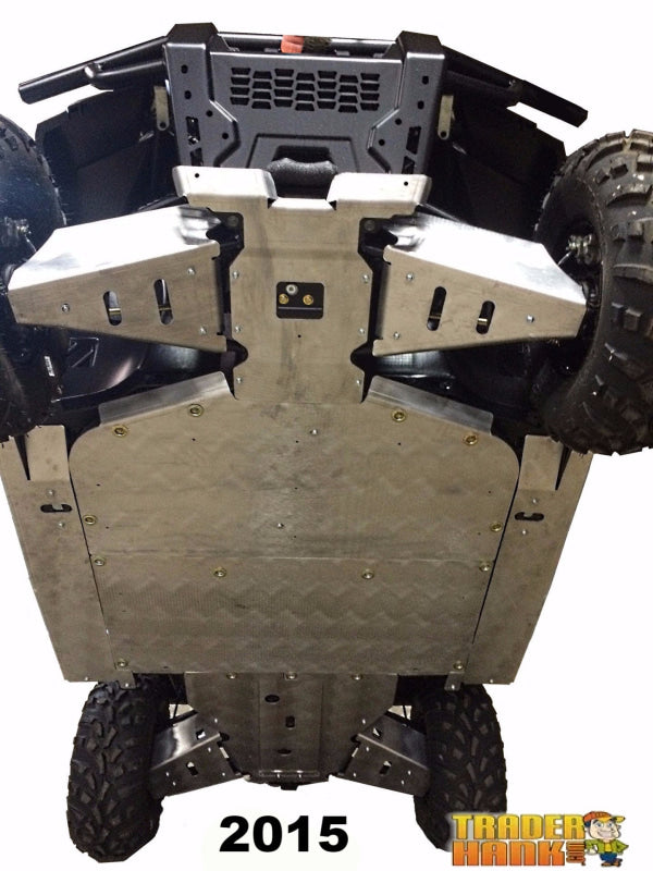 Polaris Ranger 570 Full Size Ricochet 10-Piece Complete Aluminum or UHMW Skid Plate Set | Free shipping