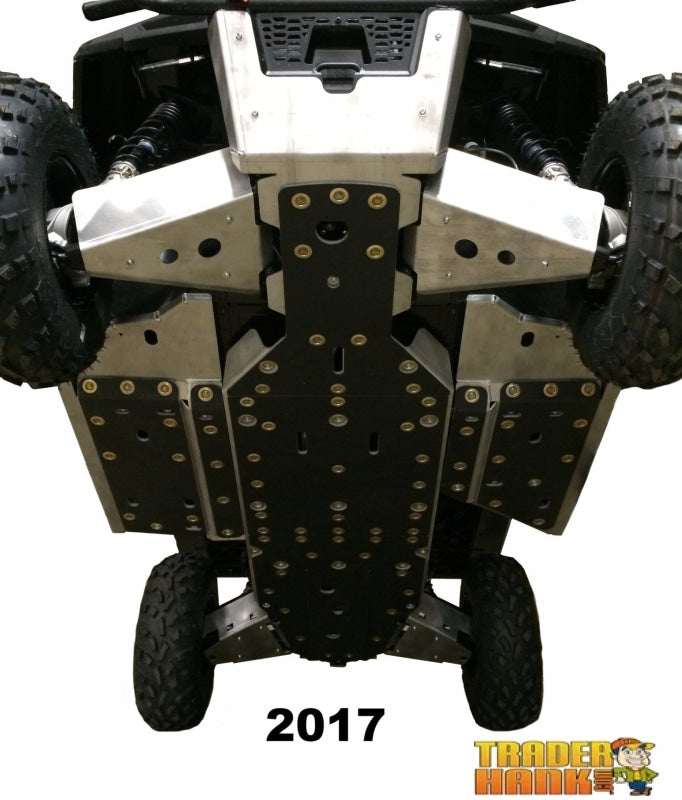 Polaris Ranger 570 Full Size Ricochet 10-Piece Complete Aluminum or UHMW Skid Plate Set | Free shipping