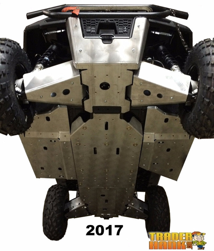 Polaris Ranger 570 Full Size Ricochet 10-Piece Complete Aluminum or UHMW Skid Plate Set | Free shipping