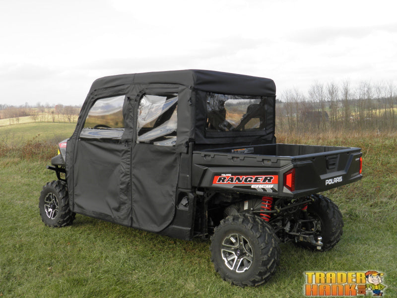 Polaris Ranger Crew 1000 - Full Cab Enclosure w/Vinyl Windshield | UTV Accessories - Free shipping